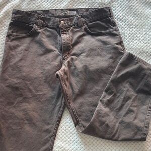 Carhartt Men's Relaxed Fit Brown Jeans